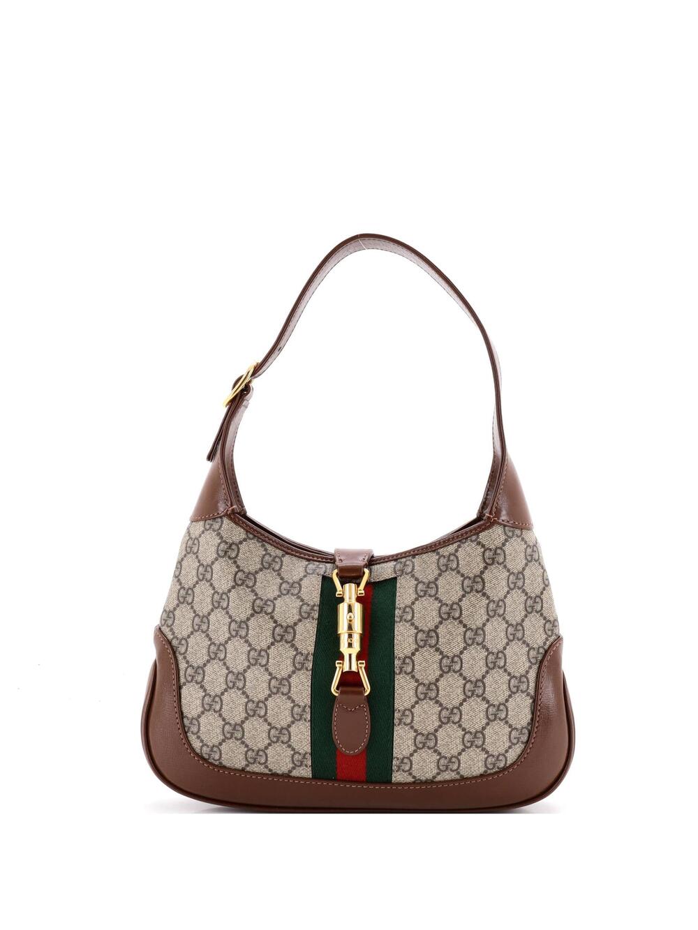 Gucci Jackie Hobo Gg Coated Canvas #331422G22B